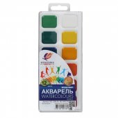 Акварель Луч Классика 12 цветов без кисти, в пластиковой упаковке Акварель Луч Классика 12 цветов без кисти, в пластиковой упаковке