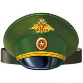 Корона картонная Фуражка (сухопутные войска)
