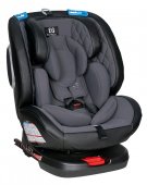 Автокресло Farfello YB102A Isofix 0-36 кг Dark grey PU/Темносерый экокожа