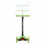 Самокат City-Ride XD4 с регулируемой металлической ручкой, колеса светятся, зеленый