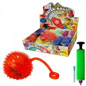 Силиконовый надувной шарик "Water ball" d=4.5см, ассорти - 6цв (за 1шт)