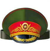 Корона картонная Фуражка (генерал)